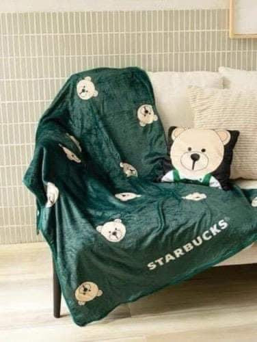 Starbucks Taiwan Bearista Blanket Set