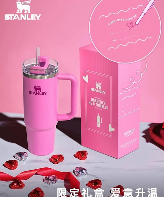 Starbucks China X Stanley 30oz Peony Quencher Tumbler Valentine 2024