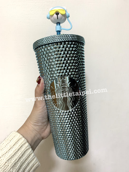 Starbucks Taiwan Fulong Aqua Chrome Include Topper