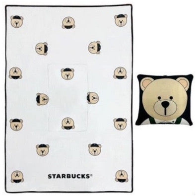 Starbucks Taiwan Bearista Blanket Set