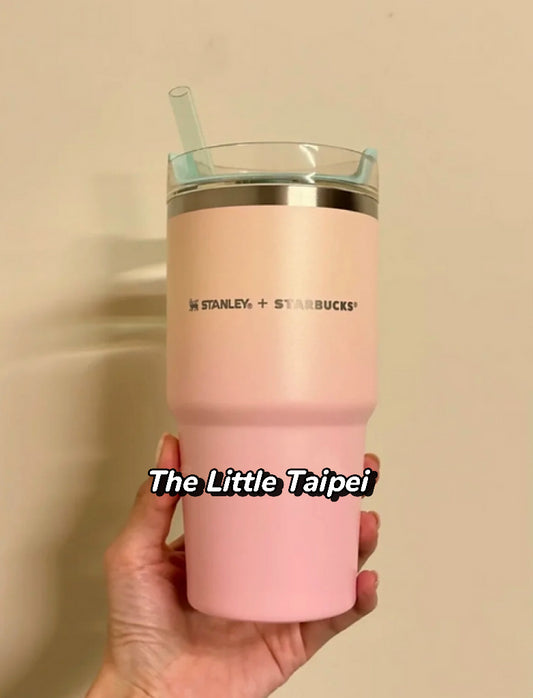 Starbucks X Stanley 20oz Taiwan Release 2024 Alpaca Pink Ombre Tumbler